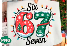 Christmas Six Seven Png, Funny 6 7 Png, Product Image 3