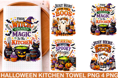 Halloween Kitchen Towel PNG, Funny Halloween PNG Product Image 1