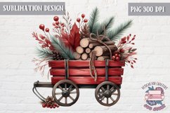 Rustic Christmas PNG Sublimation Wooden Cozy clipart Product Image 1