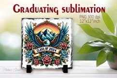 Class of 2024 | Graduation Slate Sublimation Design Product Image 1