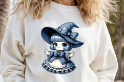 Cute Halloween Witch clip art png | Funny girl shirt designs Product Image 2