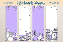 Back to school bookmark designs BUNDLE |Printable book craft Product Image 13
