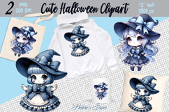 Cute Halloween Witch clip art png | Funny girl shirt designs Product Image 1