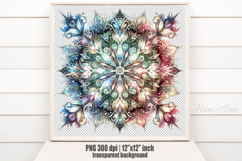 Christmas snowflakes clipart|Cute Winter flower shirt design Product Image 2