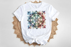 Christmas snowflakes clipart|Cute Winter flower shirt design Product Image 4