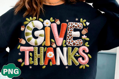 Give Thankful Coquette Thanksgiving PNG Product Image 2