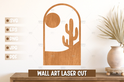 6  Boho Style Laser Cut Wall Art SVG Designs Product Image 5