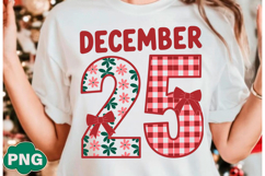 December 25 PNG, Christmas Shirt Design Product Image 3