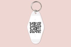Bundle 12 Sassy Summer Quotes Motel Keychain SVG PNG DXF EPS Product Image 13