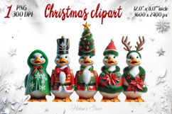 Christmas cute geese clipart png | Funny farm t shirt design Product Image 1