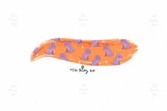 Cartoon Brush Strokes, Animals Brush Strokes, Foil Strokes Product Image 6