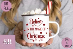 Believe in the magic of christmas bauble| vinyl cutting | Product Image 4