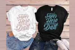 Fathers Day SVG PNG DXF EPS Super Hero Dad SVG Dad Quote SVG Product Image 3