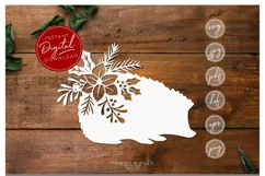 Christmas Hedgehog - SVG EPS DXF PNG PDF JPG Product Image 4