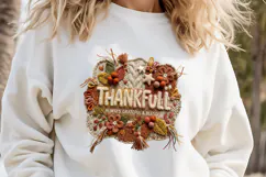 Thanksgiving Chenille Embroidered Patch Puffy Clipart PNG Product Image 3
