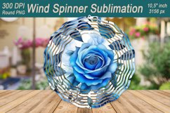 Flower Windspinner designs | Wind spinner sublimation design Product Image 1