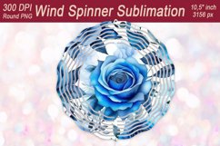 Flower Windspinner designs | Wind spinner sublimation design Product Image 2