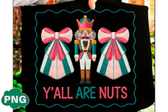 Faux Yarn Crochet Y&#039;all Are Nuts Nutcrac Product Image 2