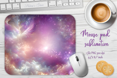 Iridescent lilac magical mouse pad sublimation design png Product Image 1