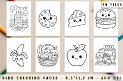 Kawaii Food Coloring Bundle - Pages for Kids Product Image 3