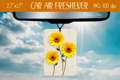 3d Floral Air Freshener Car| Car air freshin sublimating png Product Image 1