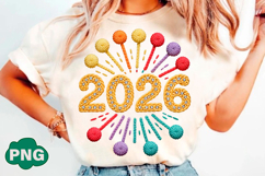 Happy New Year 2026 Png, Colourful PNG Product Image 2