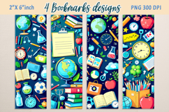 Back to school bookmark designs BUNDLE |Printable book craft Product Image 14
