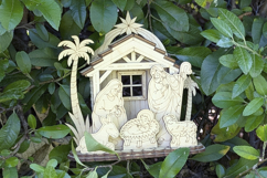 Christmas Laser Cut File - 3d Nativity Barn with Baby Jesus Product Image 7