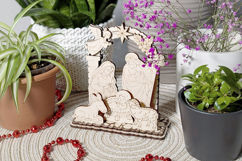 Nativity Scene - Laser Cut File, Christmas Small Schwibbogen Product Image 2