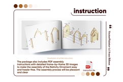 Christmas Laser Cut File - 3d Nativity Barn with Baby Jesus Product Image 16