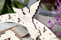 Nativity Scene Schwibbogen Laser Cut File, Christmas Arch Product Image 3