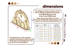 Christmas Nativity Scene Laser Cut File, SVG plan Product Image 10