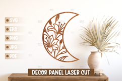 15 Moon Wall Art SVG - Moon Laser cut, Baby Room Home Decor Product Image 16