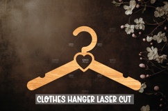 Baby Hanger SVG Laser Cut File | Nursery Clothes Organizer Product Image 1