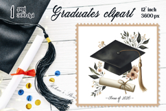 Graduate sublimation png|Class of 2026 vintage postage stamp Product Image 1