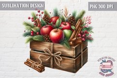 Rustic Christmas PNG Sublimation Wooden Cozy clipart Product Image 1