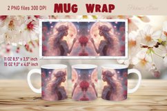 Fairy mug wrap sublimation | Magic fairy mug design wrap Product Image 1