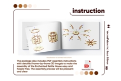 Fairy Kettle House - Laser Cut File, Fantasy Plywood Vector Product Image 8