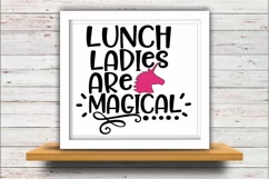 Cafeteria SVG DXF JPEG Silhouette Lunch lady svg unicorn svg Product Image 2