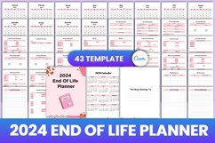 2024 End Of Life Planner Canva Interior Product Image 9