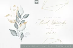 Floral Watercolor Bouquet Vol21 Product Image 1
