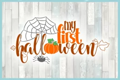 Baby's First Halloween Holiday SVG DXF EPS PNG files Product Image 3