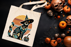 Cute Halloween black cat clipart |Abstract shirt designs png Product Image 3