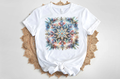 Christmas snowflakes clipart|Cute Winter flower shirt design Product Image 4