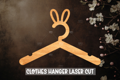 Baby Hanger SVG Laser Cut File | Nursery Clothes Organizer Product Image 1