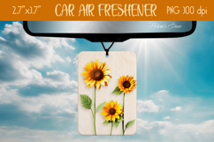 3d Floral Air Freshener Car| Car air freshin sublimating png Product Image 1