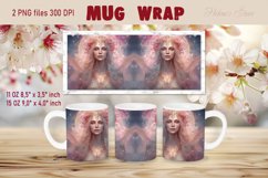 Fairy mug wrap sublimation | Magic fairy mug design wrap Product Image 1