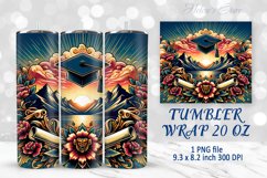 Class of 2024 Sublimation | Graduation tumbler wrap designs Product Image 1