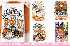 Halloween Kitchen Towel PNG, Funny Halloween PNG, Product Image 1