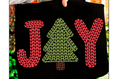 Crochet Joy Christmas Tree PNG T-shirt Product Image 1